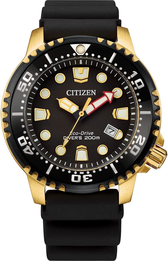 reloj citizen negro con dorado